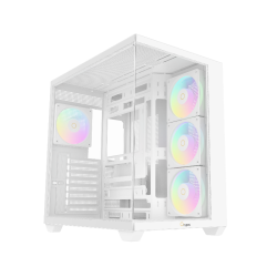 Корпус ПК без блока питания/ Case Ocypus Gamma C74 WH ARGB, Midi-Tower, TG, 4x120mm ARGB, 2xUSB-A 3.0 + 1xUSB-C 3.1, ATX, mATX, mITX White