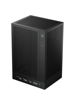 Корпус Deepcool CH170 DIGITAL черный mATX 1x120mm 1xUSB2.0 1xUSB3.0 audio bott PSU [R-CH170-BKNPI0D-G-1]