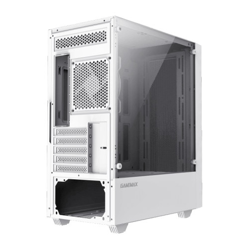 Компьютерный корпус mATX, без блока питания/ Gamemax STORM WH mATX case, white, w/o psu, w/1xUSB3.0+2xUSB2.0, Combo Audio, w/1x12cm FRGB rear fan (FN-AF12X)