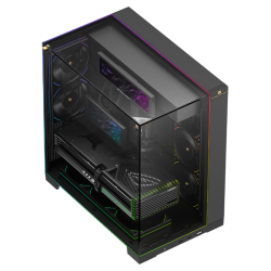 Корпус без блока питания/ Case Thermalright A70 Vision FAN5-C, Midi-Tower, TG, LCD, 5x120mm ARGB, 2xUSB-A 3.0, 1xUSB Type-C, ATX, mATX, mITX Black