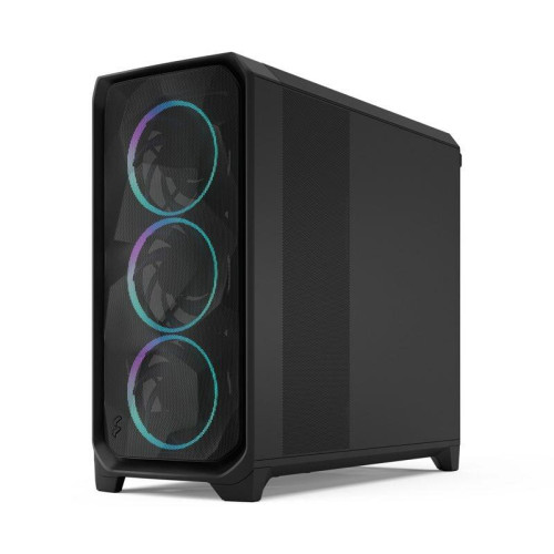 Корпус ПК без блока питания/ Case Fractal Design Meshify 3 XL RGB TG Light Tint, Full-Tower, 3x140mm ARGB, 2xUSB-A 3.2 + 1xUSB 3.2 Type-C SSI-EEB, SSI-CEB, E-ATX, ATX, mATX, mITX, Black