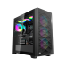 Корпус без блока питания/ PCCooler C3D510 BK ARGB, Tempered Glass Full Tower, Black, TG, 0.7 SPCC, 3x120mm ARGB E-ATX, ATX, mATX, mITX 170/390/410mm 2x2.5