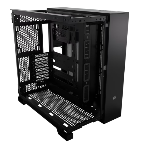 Корпус без блока питания/ Case Corsair 6500X, Midi-Tower, TG, no fan, 4xUSB-A 3.2, 1xUSB 3.2 Type-C, E-ATX, ATX, mATX, mITX Black