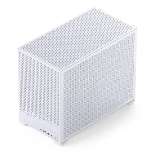 Корпус без блока питания/ Case JONSBO D32 PRO, Mini-Tower, TG, no fan, 2xUSB-A 3.2 + 1xUSB-C 3.2, mATX, mDTX, mITX White
