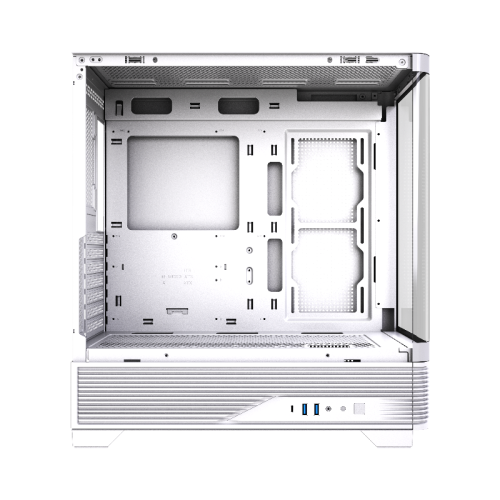 Корпус без блока питания/ Case HSPD F560, Mid Tower, White, TG, 0.6 SPCC, no fans ATX, mATX, mITX 165/410/180mm 2x2.5 Корпус без блока питания/ Case HSPD F560, Mid Tower, White, TG, 0.6 SPCC, no fans ATX, mATX, mITX 165/410/180mm 2x2.5