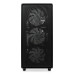 Корпус без блока питания/ HSPD M510, Mesh Mid Tower, Black, TG, 0.5 SPCC, 4x120mm ARGB ATX, mATX, mITX 180/280/160mm 1x2.5
