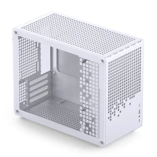 Корпус без блока питания/ Case JONSBO Z20, Mini-Tower, TG, no fan, 1xUSB-A 3.2 + 1xUSB-C 3.2, mATX, mITX White