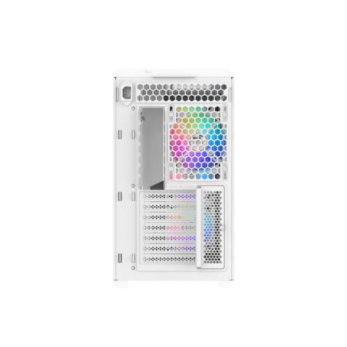 Корпус ПК без блока питания/ Case SAMA S50 White, Midi-Tower, TG, 4x120mm ARGB, 2xUSB 3.0 + 1xUSB 3.2 Type-C, ATX, mATX, mITX White