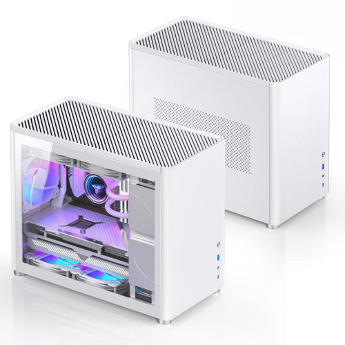 Корпус компьютерный mATX/ JONSBO D30 Silver TG, mATX case, 1xU3.0+1xType-C, Combo Audio, 1.5mm aluminium +metal Корпус компьютерный mATX/ JONSBO D30 Silver TG, mATX case, 1xU3.0+1xType-C, Combo Audio, 1.5mm aluminium +metal