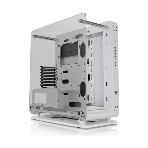 Корпус Thermaltake Core P6 TG белый ATX 13x120mm 8x140mm 2xUSB2.0 2xUSB3.0 audio bott PSU [CA-1V2-00M6WN-00]