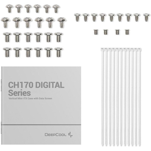 Корпус Deepcool CH170 DIGITAL белый mATX 1x120mm 1xUSB2.0 1xUSB3.0 audio bott PSU [R-CH170-WHNPI0D-G-1]
