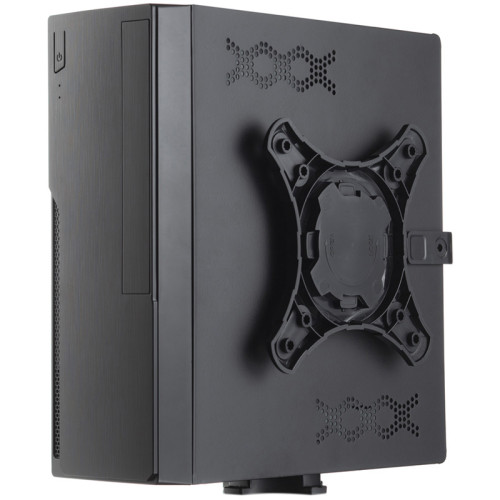 Корпус с блоком питания 220Вт./ Case Foxline FL-BQ5, mITX, 1x5.25EXT(slim), 1x2.5INT, 2xUSB3.0, HDA, 1x40fan, w/220W TFX PSU, Tool-Free, w/1.2m EU pwr cord