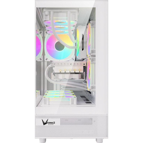 Корпус Formula Crystal Z8 белый ATX 9x120mm 6x140mm 1xUSB3.0 audio bott PSU [CRYSTAL Z8 W]