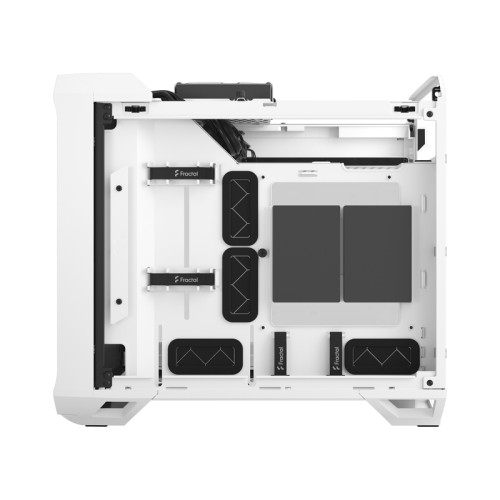 Корпус ПК без блока питания/ Case Fractal Design Torrent Nano TG Clear Tint, Mini-Tower, 1x180mm, 2xUSB-A 3.0 + 1xUSB 3.2 Type-C, mDTX, mITX White