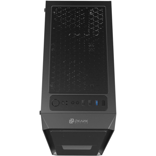 Корпус Oklick OCC-MD301 черный ATX 6x120mm 2xUSB2.0 1xUSB3.0 audio bott PSU [OCC-MD301]