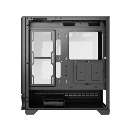 Корпус без блока питания/ Case HSPD F560, Mid Tower, Black, TG, 0.6 SPCC, no fans ATX, mATX, mITX 165/410/180mm 2x2.5 Корпус без блока питания/ Case HSPD F560, Mid Tower, Black, TG, 0.6 SPCC, no fans ATX, mATX, mITX 165/410/180mm 2x2.5