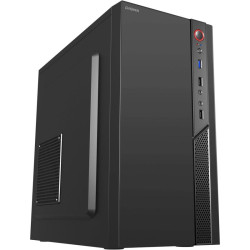 Корпус Digma DCC-MN306 черный без БП mATX 1x80mm 1x92mm 2x120mm 2xUSB2.0 1xUSB3.0 audio
