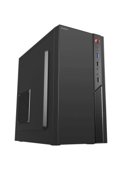 Корпус Digma DCC-MN306 черный без БП mATX 1x80mm 1x92mm 2x120mm 2xUSB2.0 1xUSB3.0 audio