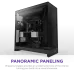 Корпус без блока питания/ Case NZXT H9 Flow (2025), Midi-Tower, TG, 3x140mm + 1x120mm, 2xUSB-A 3.2 + 1xUSB-C 3.2, E-ATX, ATX, mATX, mITX Black