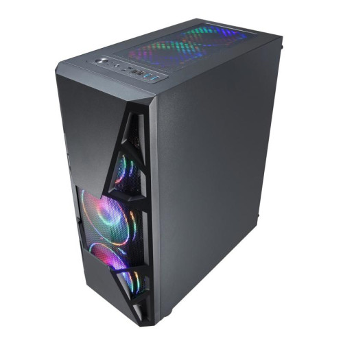 Корпус Formula CL-3303B RGB черный ATX 2xUSB2.0 1xUSB3.0 audio bott PSU [CL-3303B]