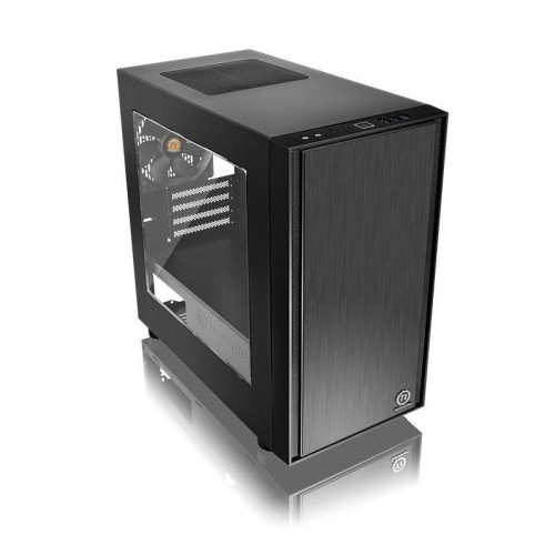 Корпус Thermaltake Versa H17 window черный без БП mATX 2xUSB2.0 1xUSB3.0 audio bott PSU