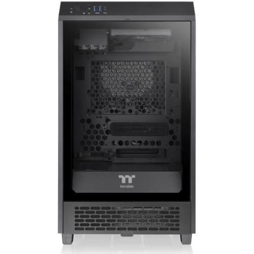 Корпус Thermaltake The Tower 200 черный miniITX 6x120mm 4x140mm 2xUSB3.0 audio bott PSU [CA-1X9-00S1WN-00]