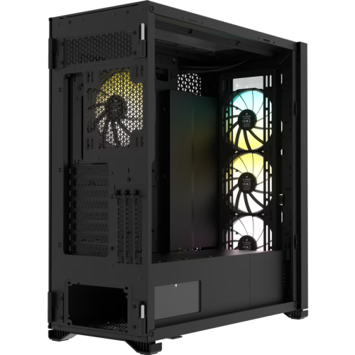 Корпус без блока питания/ Case Corsair iCUE 7000X RGB, Full-Tower, TG, 4x140mm RGB, 4xUSB-A 3.0, 1xUSB 3.2 Type-C, E-ATX, ATX, mATX, mITX Black