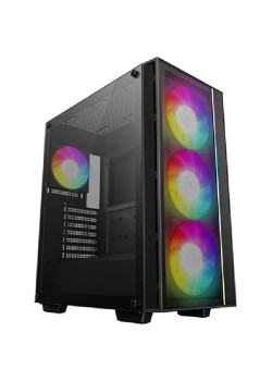 Корпус Deepcool Matrexx 55 V4 MESH черный ATX 7x120mm 2x140mm 2xUSB3.0 audio bott PSU [R-MATREXX55-BKAGA4-G-4]