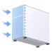 Корпус без блока питания/ Case JONSBO D41 MESH, Midi-Tower, TG, no fan, 1xUSB-A 3.2 + 1xUSB-C 3.2, ATX, mATX White