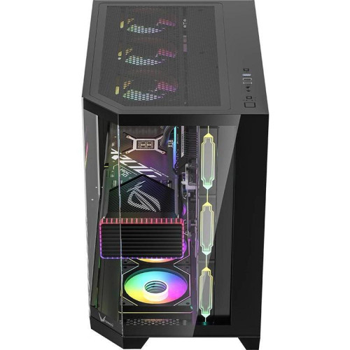 Корпус Formula Crystal Z6 Floe черный без БП ATX 2xUSB3.0 audio bott PSU