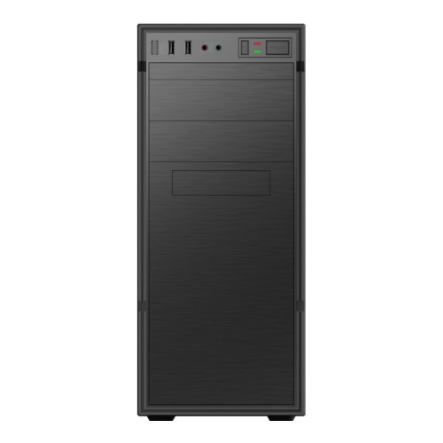 Корпус без блока питания/ Case Forza ATX, 1xUSB2.0+1xUSB3.0, Black, w/o FAN, w/o PSU