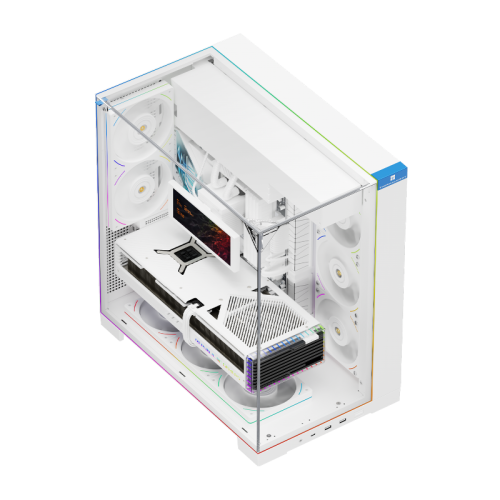 Корпус без блока питания/ Case Thermalright A70 FAN5-C, Midi-Tower, TG, 5x120mm ARGB, 2xUSB-A 3.0, 1xUSB Type-C, ATX, mATX, mITX White Корпус без блока питания/ Case Thermalright A70 FAN5-C, Midi-Tower, TG, 5x120mm ARGB, 2xUSB-A 3.0, 1xUSB Type-C, ATX, mATX, mITX White
