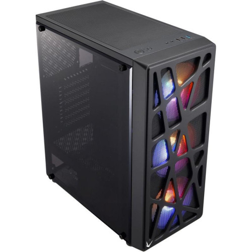Корпус Formula Mana черный ATX 3x120mm 1xUSB2.0 1xUSB3.0 audio bott PSU [MANA ( V2)]