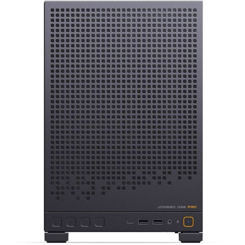 Корпус без блока питания/ Jonsbo D32 PRO BLACK, Mini-Tower , no fans, mATX, mITX,  2xUSB3.2 Gen1 Type-A, 1xUSB3.2 Gen 2 Type-C, 1xAUDIO, 1xMIC