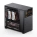 Корпус без блока питания/ Case JONSBO D41 MESH SCREEN, Midi-Tower, TG, no fan, 1xUSB-A 3.2 + 1xUSB-C 3.2, ATX, mATX Black