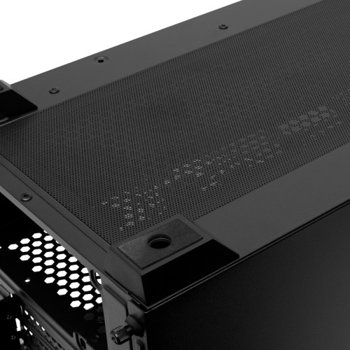 Корпус без блока питания/ Case HSPD M740, Mesh Mid Tower, Black, TG, 0.6 SPCC, no fans, E-ATX, ATX, mATX, mITX, 170/400/200mm, 4x2.5