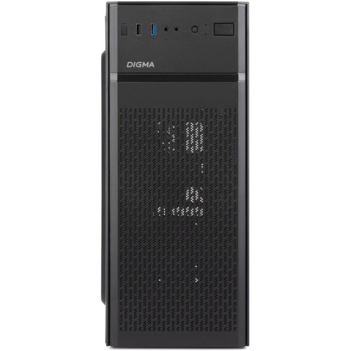 Корпус Digma DCC-MD301 черный ATX 1x80mm 4x120mm 1xUSB2.0 1xUSB3.0 audio [DCC-MD301]