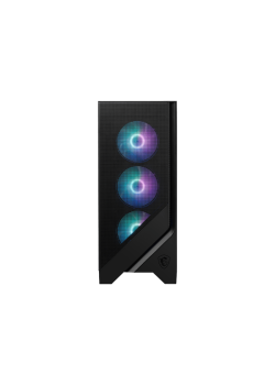 Корпус ПК без блока питания/ Case MSI MAG FORGE 320R AIRFLOW, Midi-Tower, TG, 4x120mm ARGB, 2xUSB 3.2, ATX, mATX, mITX Black