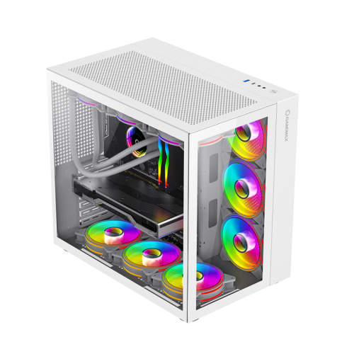 Компьютерный корпус, без блока питания ATX/ Gamemax Infinity ATX case, white, w/o PSU, w/1xUSB3.0+1xType-C