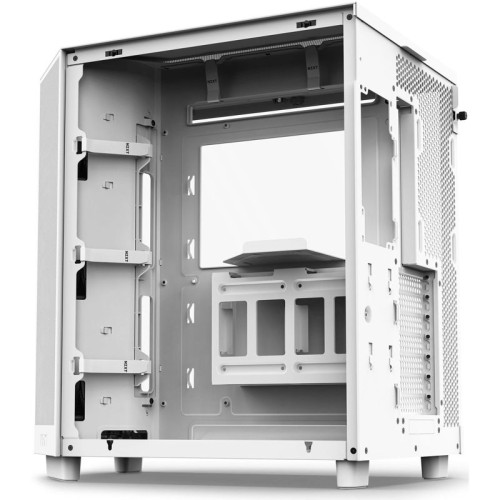 Корпус ПК без блока питания/ Case NZXT H6 Flow RGB (2023), Midi-Tower, TG, 3x120mm RGB, 2xUSB-A 3.2 + 1xUSB-C 3.2, ATX, mATX, mITX White