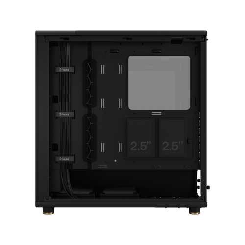 Корпус без блока питания/ Fractal Design North Charcoal Black TG Dark