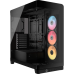 Корпус без блока питания/ Case Corsair Frame 4500X RS-R ARGB, Midi-Tower, TG, 3x120mm ARGB reverse fans, 2xUSB-A 3.2, 1xUSB 3.2 Type-C, E-ATX, ATX, mATX, mITX Black