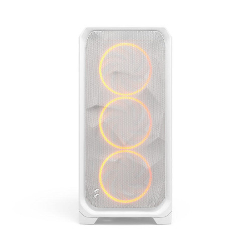 Корпус ПК без блока питания/ Case Fractal Design Meshify 3 XL RGB TG Clear Tint, Full-Tower, 3x140mm ARGB, 2xUSB-A 3.2 + 1xUSB 3.2 Type-C SSI-EEB, SSI-CEB, E-ATX, ATX, mATX, mITX, White