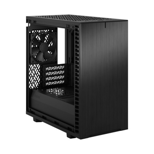 Корпус ПК без блока питания/ Case Fractal Design Define 7 Mini Solid, Mini-Tower, 1x120mm + 1x140mm, 2xUSB-A 2.0 + 2xUSB-A 3.0 + 1xUSB 3.2 Type-C mATX, mITX, mDTX Black
