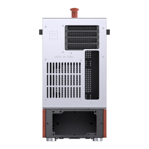 Корпус без блока питания/ Case JONSBO T7, Mini-Tower, TG, no fan, 1xUSB-A 3.0 + 1xUSB-C 3.2, mATX, mITX Silver