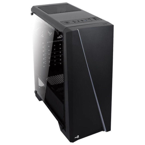 Корпус Aerocool Cylon черный ATX 5x120mm 2xUSB2.0 1xUSB3.0 audio CardReader bott PSU [CYLON BK]