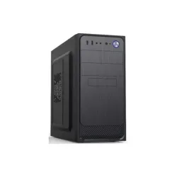 Корпус без блока питания/ Сase Forza mATX, W/O PSU, 2xUSB2.0, Black, w/o FAN, no powercord