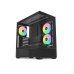 Корпус ПК без блока питания/ Case SAMA V40 Black, Midi-Tower, TG, 6x120mm ARGB, 2xUSB 3.0 + 1xUSB 3.1 Type-C, ATX, mATX, mITX Black