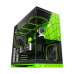 Корпус ПК без блока питания/ Case Geometric Future Model 5 NV Style, Midi-Tower, TG, no fans, 2xUSB-A 3.0, 1xUSB 3.2 Type-C, E-ATX, ATX, mATX, mITX Black/Green