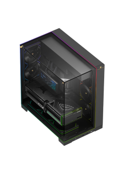 Корпус без блока питания/ Case Thermalright A70 FAN5-C, Midi-Tower, TG, 5x120mm ARGB, 2xUSB-A 3.0, 1xUSB Type-C, ATX, mATX, mITX Black